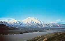 Camp Eielson Military Air Force Base Mount McKinley Alaska Vtg Postcard D44 picture