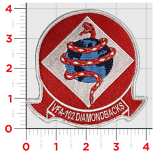NAVY VFA-102 DIAMONDBACKS SQUADRON EMBROIDERED HOOK & LOOP PATCH picture