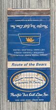 Matchbook Cover-Pacific Far East Line Route of the Bears San Francisco CA-4828 picture