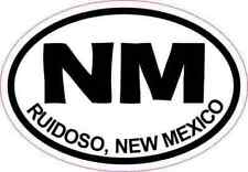 3X2 Oval NM Ruidoso New Mexico Sticker Travel Luggage Decal Car Cup Stickers picture