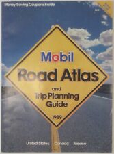 Large-Format 1989 MOBIL OIL ROAD ATLAS United States Canada Mexico Gousha Maps picture