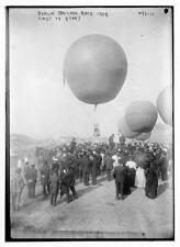 Balloons starting to rise,balloon race,Berlin,Germany,1908,crowd of spectators picture