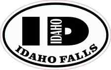 4in x 2.5in Oval ID Idaho Falls Sticker picture