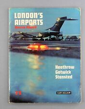 LONDON’S AIRPORTS BOOK 1968 HEATHROW GATWICK STANSTED BEA BOAC BUA picture