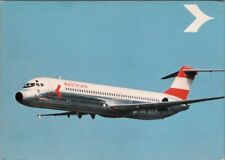 Austrian Airlines Issue Douglas DC 9/51 Airplane Lufthansa Group Postcard UNP picture