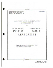 147 Page 1946 PT-13D N2S-5 Erection & Maintenenace Instructions Manual on CD picture