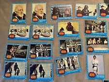 Lot Of 119 Vintage 1977 Star Wars Trading Cards - 61 Blue 20 Yellow 38 Red picture