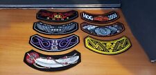 Harley Owners Group Rocker Patch Lot Of 7 picture