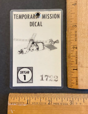 Original 1973 NASA Skylab 1 Launch Access Viewing Pass Badge Serial No. 1722 picture