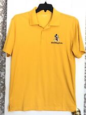 M207  Sport-Tek Men's Medium Mickey Mouse Walt Disney World  Yellow Polo Shirt picture