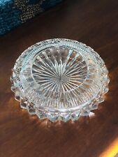 Crystal Cigar Ashtray Vintage picture
