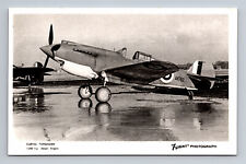 RPPC RAF Curtiss Tomahawk P-40 Warhawk FLIGHT Photograph Postcard picture