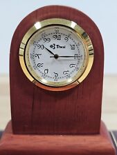 Vintage ICONIC Thai Airways Cargo Wood Mantle Clock Thai Style Numbers Gift picture