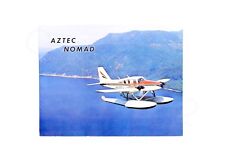 PIPER Vintage AZTEC Nomad Seaplane Brochure EDO Floats Melridge Rare USA Gift picture