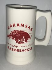 ARKANSAS RAZORBACKS MUG CUP TEA WOOO PIG SOOIEE WHITE LARGE picture