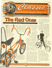 CLASSIC BIKE NEWS Muscle Bikes antique bicycle newsletter Volume 2 Number 5 picture