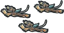 Flying Tigers Mascot Patch Good for polo breast pocket or baseball cap Lot of 3 picture