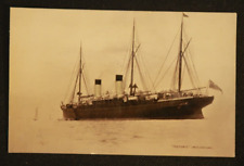 S.S. Teutonic Postcard Steamship White Star Line National Series Permanent Photo picture