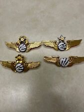 Lot of 4 Taiwan ROC Aviator Wings picture