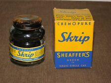 VINTAGE WRITING PENS SHEAFFER'S SKRIP CHEMOPURE INK BOTTLE IN BOX *EMPTY* picture