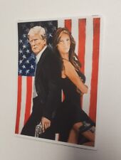 JAMES BOND DONALD TRUMP STICKERS MELANIA TRUMP as Mrs. Smith WORLDWIDE SHIPPING  picture