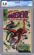 DAREDEVIL #42 CGC 5.0🥇1st APPEARANCE OF THE JESTER /JONATHAN POWERS🥇SILVER AGE picture