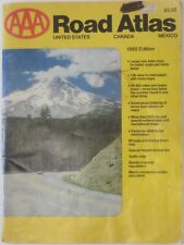 Large-Format 1985 ROAD ATLAS United States Canada Mexico 144 Pages 15½