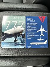 Delta Airline Collectible Trading Card (pilot card) Card 45 777 Never Issued picture