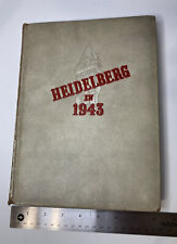 VINTAGE WW2 Era Yearbook Heidelberg In 1943 Aurora Ohio OH 8 x 11 Inches picture