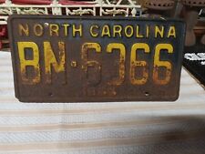 1965 NC License Plate Tag picture