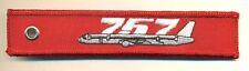BOEING 757 RED KEYCHAIN - KEY005 picture