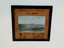 0717 PHOTO GLASS SLIDE PLANE/SHIP Military DIDO CLASS 4 SHIELD GR BR CL 1943 picture