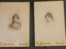 Beautiful Russian  Cabinet Cards Antique.  Same Woman Different Outfits.  picture