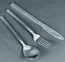 DELTA AIRLINE 1st Class 3 Piece cutlery set Fork Knife Spoon Silverware 6 Each picture
