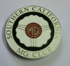 Car Badge- MG Car club of Southern California Grill Badge Mg Jaguar Triumph Pors picture
