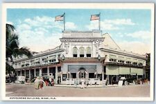 Miami Florida FL Postcard Hippodrome Building c1920 Exterior View Building c1920 picture