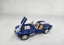 Maisto Shelby 427 Cobra 1:24 Scale Diecast Roadster Blue & White No Box  picture