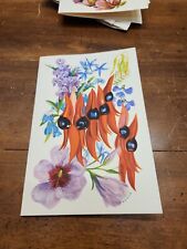 Vintage P & O S.S. IBERIA 1959  CRUISE SHIP MENU WILDFLOWERS STROM GOULD picture