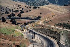 Vtg 1984 Train Slide Santa Fe Engines Tehachapi Loop CA X6R101 picture