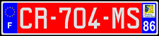 Custom France REFLECTIVE License Plate Tag Reproduction, Many Styles Available picture