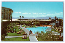 c1950's Pool View Stardust Hotel Las Vegas Nevada NV Vintage Postcard picture