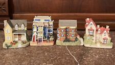 Lot of 4 Vintage 1993 Liberty Falls Miniature Houses And School picture