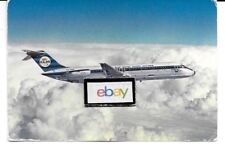 KLM ROYAL DUTCH AIRLINES DOUGLAS DC-9-30 STREACHED DC-9 AIRLINE ISSUE POSTCARD picture