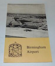 1960'S BIRMINGHAM AIRPORT Booklet ENGLAND Many Photos BEA picture