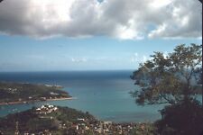 1950s Scenic View St. Thomas Virgin Islands Vintage 35mm Red Border Slide picture