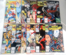 RARE FIND Lot Of 12 WEB OF SPIDER-MAN The Amazing SUPER SIZED ANNUAL Comics L3A8 picture