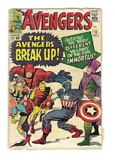 AVENGERS #10 (1964)  Silver Age 🔥 1st appearance IMMORTUS (KANG) 2.0 Complete picture