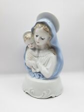 Vintage Berman & Anderson Musical Mother Virgin Mary 1977 Praying Music Box  picture