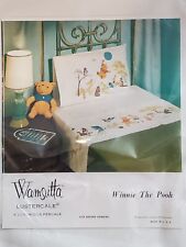 Stunningly RARE 1964 NEW Wamsutta Winnie The Pooh Sheet & Pillow Case Vtg Piglet picture