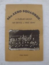 94TH AERO SQUADRON 1ST PURSUIT GROUP AIR SERVICE FIRST ARMY RESTAURANT MENU(290) picture